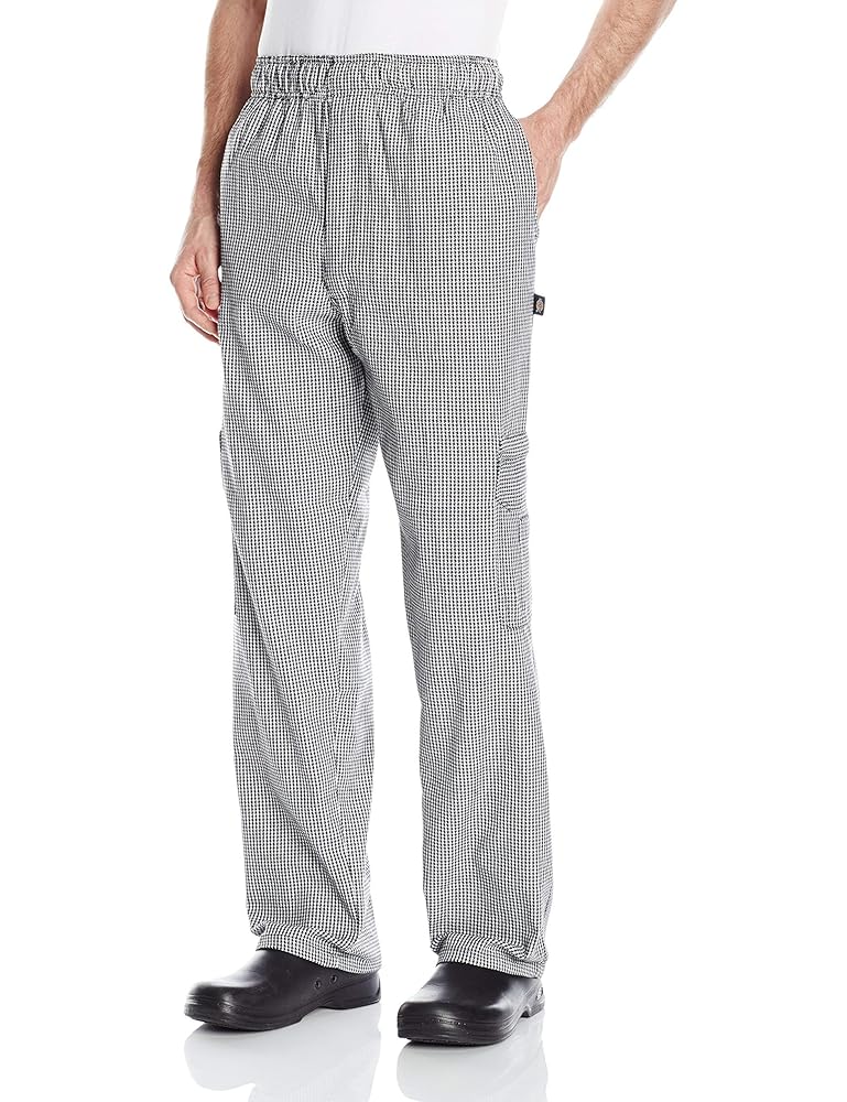 Dickies Men's The Cargo Collection Chef Pant, Houndstooth, X